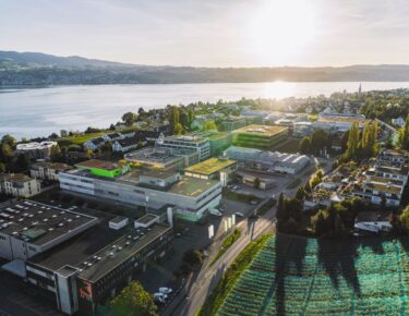 Der Hauptsitz von Sensirion in Stäfa am Zürichsee.© Sensirion