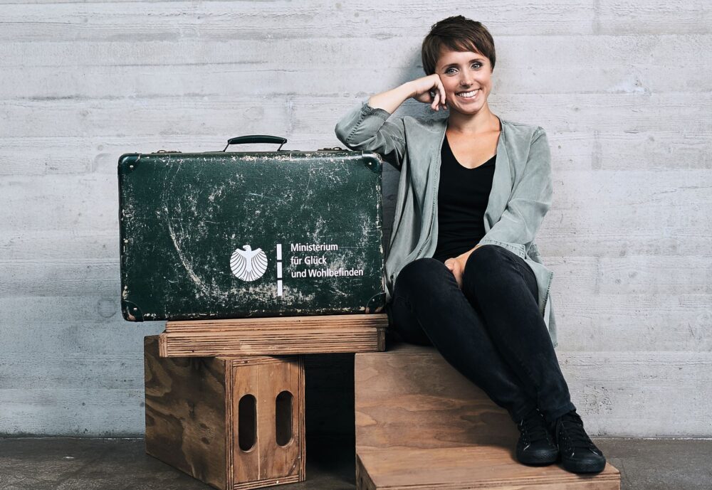 Gina Schöler, Deutschlands Glücksministerin.© zVg